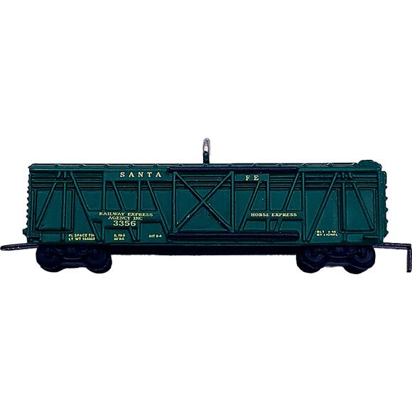 2000 Hallmark Keepsake Lionel 746 Horse Car/Milk Car Tree Ornament Set in Box - Picture 3 of 5